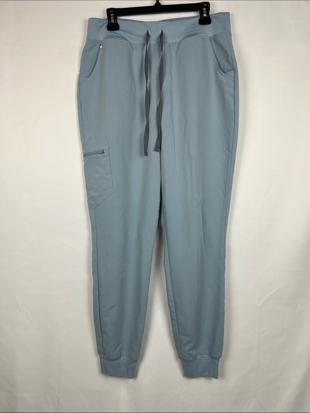 FIGS Women's Light Blue Zamora Jogger Scrub‎ Pants- Size Large Tall